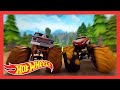 ¡TODAS LAS AVENTURAS DE LOS HOT WHEELS MONSTER TRUCKS EN CAMP CRUSH! 💥🏁🏆 | Hot Wheels En Español