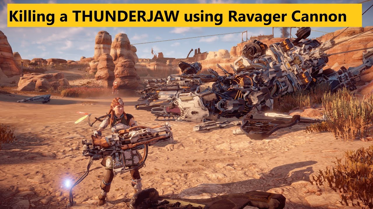 Taking Out A THUNDERJAW Using Ravager Cannon | Ravager Vs Machine Trial ...