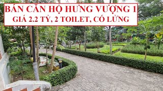 Bán căn hộ Hưng vượng 1 Phú Mỹ Hưng, quận 7- 2 phòng ngủ, 2 toilet, giá 2.2 tỷ, có sổ hồng