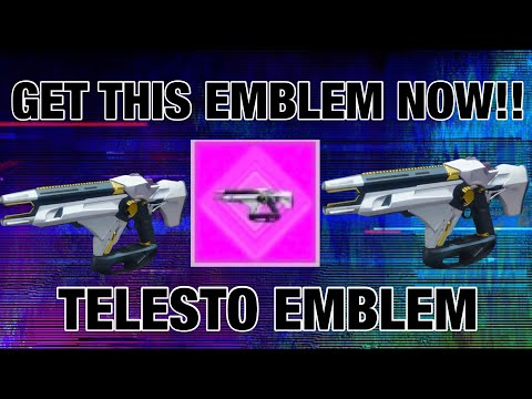 GET THIS EMBLEM NOW!, How to get the Schrödinger's Gun Telesto Emblem?!, Destiny 2