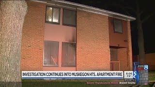 Child, adult rescued from Muskegon Heights apartment fire