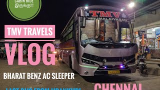 THIRUMALAIVASAN (TMV) TRAVELS l UDANKUDI 🔁 CHENNAI TRAVEL VLOG #trending #viralvideo #bus #vlog #tmv