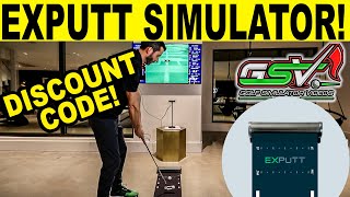 EXPUTT PUTTING SIMULATOR - How to Setup \u0026 Quick Review + COUPON CODE!