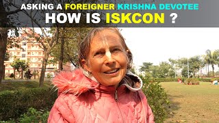 Asking a Foreigner Krishna Devotee - \