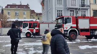 Пожар на главната в Пловдив