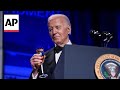 Biden pokes fun at Trump in White House correspondents' dinner speech