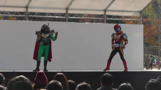 安芸戦士メープルカイザーショー in 森林公園祭り 2016.11.3