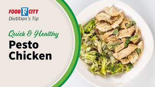 Quick & Healthy Pesto Chicken — Back to School Lunch Recipe