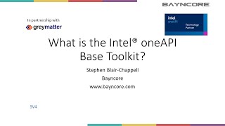 What is the Intel oneAPI Base Toolkit?