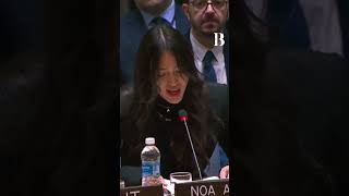 Noa Argamani, A Survivor of Hamas Captivity, Confronts The UN #noaargamani #hamas