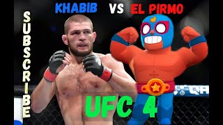 Khabib Nurmagomedov vs. El Pirmo EA Sports UFC 4 Epic (Brawl Stars)