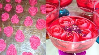 معجون الورد 🌹Confiture des roses يقطع كمية كبيرة وبأسهل طريقة 😍 والسر انو ماينحلش فالسيرو تاعو 😋