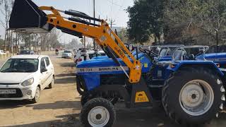 bull loader with sonalika di 734 power steering