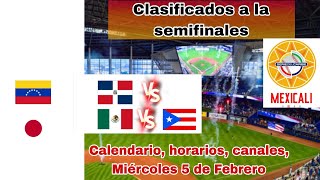 Semifinales Serie del Caribe 2025, calendario fecha, día, hora, semifinal, juegos de hoy Miércoles