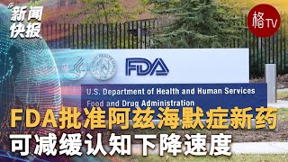 FDA批准阿兹海默症新药 可减缓认知下降速度