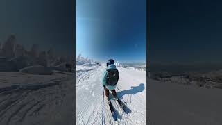 『 360°スキー場 Ep. 340-1･2 』【 山形県・蔵王 】#japan #yamagata #snow #ski #skiing #snowboarding #japan #hokkaido