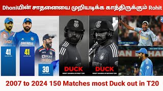 Dhoni ரெக்கார்டை பிரேக் செய்ய காத்திருக்கும் ரோகித் .