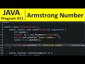 Java Program #11 - Find Armstrong Number in Java