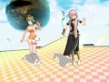 【mmd】gumi＆ルカ【 ハッピーシンセサイザ 】撮影してみました