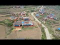 baglung bhansa gau 4k video drone video