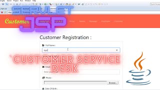 Customer Service Desk project in #java #servlet#jsp#Js#html with source code