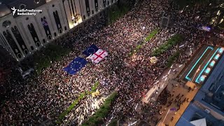 Georgians Hold Mass Rally For EU Membership