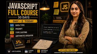 day 2 -JavaScript Basics: Data Types, Type Casting, Operators & User Input