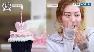 Custom-made toe-shoes birthday cake brings Wang Jiwon to tears [The Swan Club /2017.12.20]