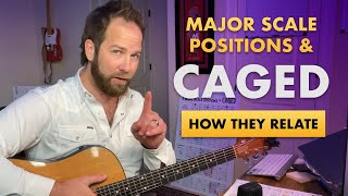 Major Scale Positions & CAGED Chord Shapes... How They Relate!