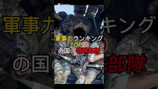 軍事力ランキングTOP10の国の特殊部隊