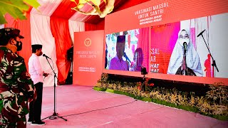 Dialog Presiden Jokowi dengan Santri saat Tinjau Vaksinasi Covid 19, Aceh Besar, 16 September 2021