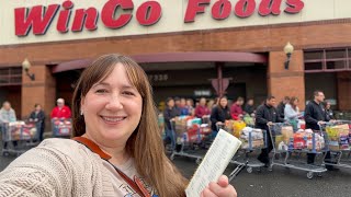 WEEKLY GROCERY HAUL at WINCO FOODS (The Price Surprised Me!)