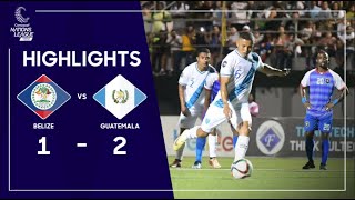 Concacaf Nations League 2023 Belize v Guatemala | Highlights