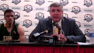 Siena 61, Fresno State 57 (Siena Press Conference)