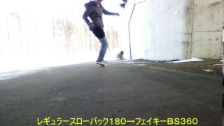 2017 1 20フリスケコンボスロバ１８０→ＢＳ３６０