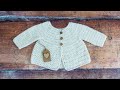 Crochet Baby Cardigan Pattern (Part ONE of this EASY, Step by Step Tutorial)