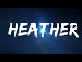 Conan Gray - Heather  |  Tops Letra