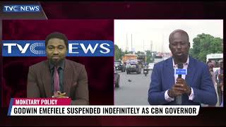 WATCH: Nigerians React As President Tinubu Suspends Godwin Emefiele As CBN Governor