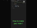 Make Pac-man in html with the using of CSS...