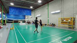 20230513 225311 XD Finals Nick Zhai Olivia vs Liz Timbo 1 GTA Badminton Panda Cup