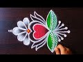 daily use rangoli | rangoli | rangoli design | muggulu | freehand rangoli | rangoli kolam | रांगोळी