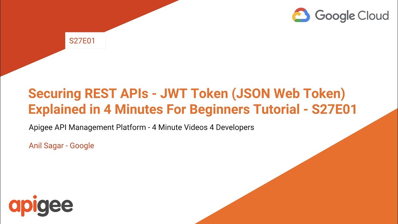 Securing REST APIs - JWT Token Explained In 4 Minutes For Beginners ...