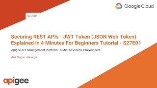 Securing REST APIs - JWT Token Explained in 4 Minutes For Beginners Tutorial - S27E01