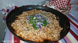 Chicken keema Shanwari Recipe By Kukki Food Secrets