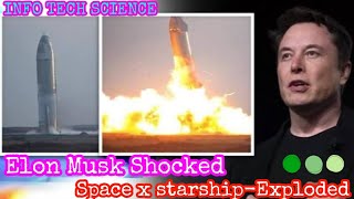 SpaceX Starship rocket Exploded after launch|Elon musk rocket explosion
