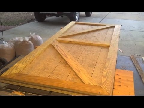 Custom Shed Door Designed and Built in one short video. Custom Shed Door Designed and Built in one short video.