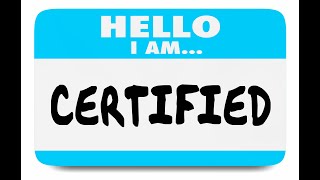 You're Certified: Now What?