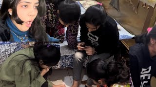 Khala Kay ghar gay sab | | alisha Kay pair say blood 🫢 | | farzeel queen vlogs | |