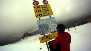 Slidinėjimas - pirmas kartas. (Skiing for the first time) Slovakia