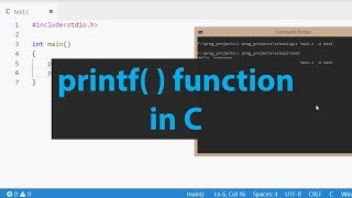 printf function in C Programming | Beginners Tutorial